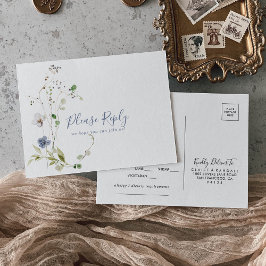 Wild Forest Floral Menü Auswahl UAWG Postkarte