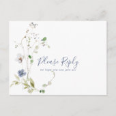 Wild Forest Floral Menü Auswahl UAWG Postkarte (Vorderseite)