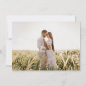 Wild Forest Greenery Foto Wedding Save The Date (Rückseite)
