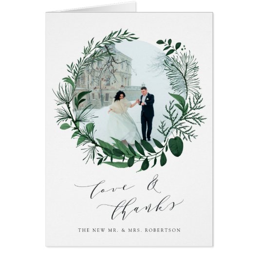 Wild Forest | Hochzeitsszenario Foto Vielen Dank (Vorne)