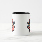 "Wild Fox Design Bleibe" Tasse (Zentrum)