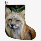Wild Fox Großer Weihnachtsstrumpf (Vorderseite)