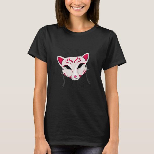 Wild Fox Retro Niedliches Wildtier gerettet T-Shirt (Vorderseite)
