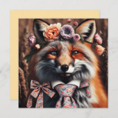 Wild fox wearing a tie cute  (Vorne/Hinten)