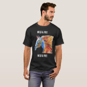Wild & Free colorful horse T-Shirt (Vorne ganz)