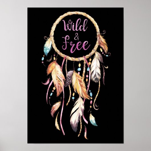 Wild & Free Poster (Vorne)