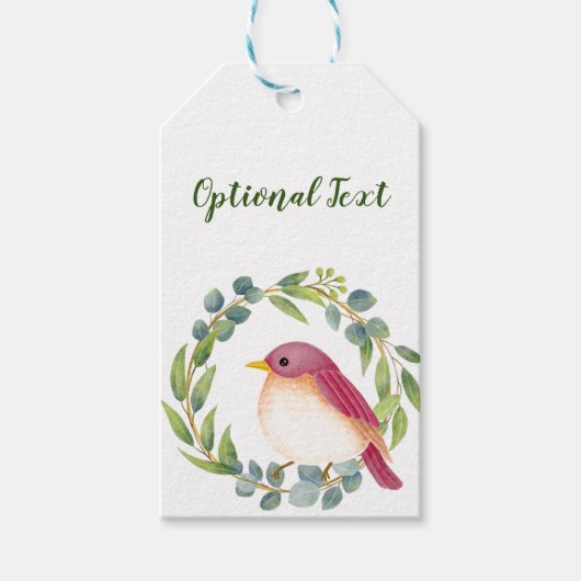 Wild & Free Song Bird Geschenkanhänger (Vorderseite)