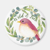 Wild & Free Song Bird Magnet (Vorne)