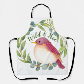 Wild & Free Song Bird Schürze (Vorderseite)