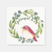 Wild & Free Song Bird Serviette (Vorderseite)