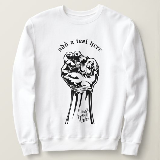 Wild & Free Sweatshirt (Design vorne)