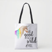 Wild & Free Unicorn Tasche (Vorderseite)