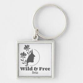 Wild & frei - Personalisierter Scheidungsfall Sing Schlüsselanhänger