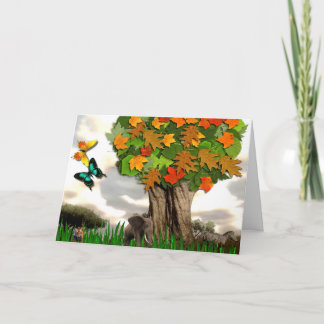 Wild Friends Birthday Card Karte