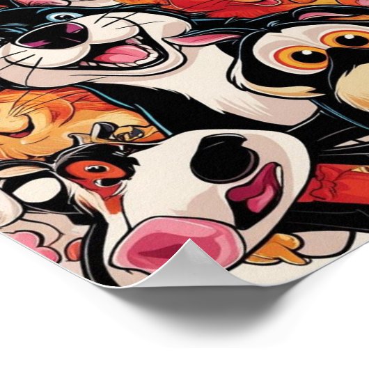 Wild Friends Poster (Ecke)