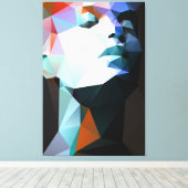 Wild für die Nacht 01. Leinwanddruck (Insitu (Holzboden))