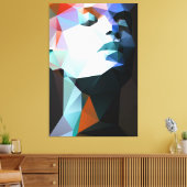 Wild für die Nacht 01. Leinwanddruck (Insitu (Wohnzimmer))