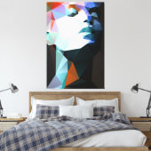 Wild für die Nacht 01. Leinwanddruck (Insitu (Schlafzimmer))