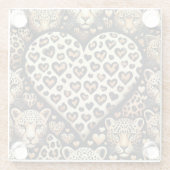 Wild für Ihre Liebe Glasuntersetzer (Rückseite)