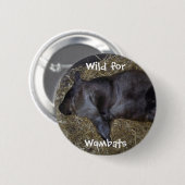 Wild für Wombats Button (Vorne & Hinten)