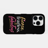 Wild, Furchtlos und Fantastisch iPhone Hülle (Rückseite (Horizontal))
