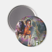 Wild gallop magnet (Vorderseite/Rückseite)