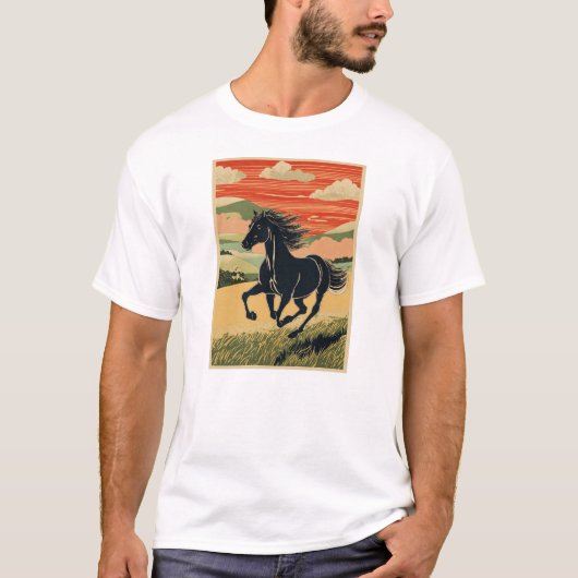 "Wild Gallop" T-Shirt (Vorderseite)