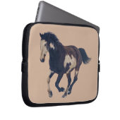 Wild Galloping Pinto American Paint Horse Laptopschutzhülle (Vorne Rechts)