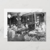 Wild Game & Seafood Market, 1895 Postkarte (Vorne/Hinten)