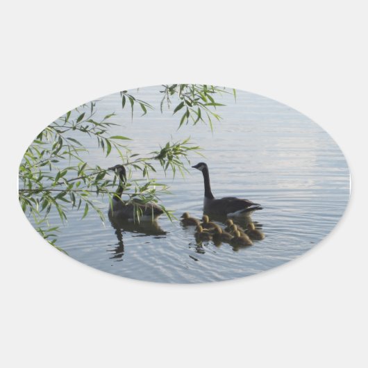 Wild Gänse Stickers (Vorderseite)