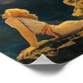 Wild Gänse von Maxfield Parrish Poster (Ecke)