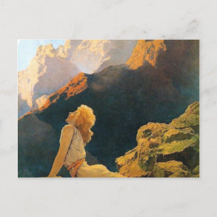 Wild Gänse von Maxfield Parrish Postkarte