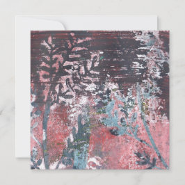 Wild Garden bei Dämmerung Gelprint