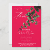 Wild Garden Blätter Brautparty