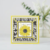Wild Garden BY Invitation Square Einladung (Stehend Vorderseite)