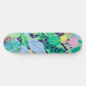 Wild Garden | Eclectic Contemporary Boho Jungle Skateboard (Horizontal)