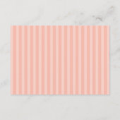 Wild Garden Floral Wedding Card Begleitkarte (Rückseite)