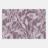 Wild Garden Mist Soft Botanical Foliage Geschenkpapier Set (Vorderseite)