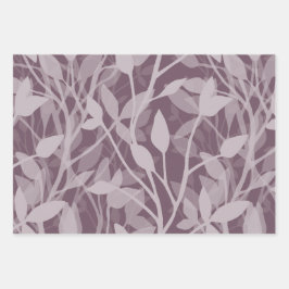 Wild Garden Mist Soft Botanical Foliage Geschenkpapier Set