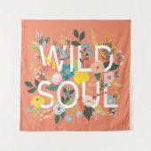 Wild Garten, Wild Soul Wandteppich (Vorderseite (Horizontal))