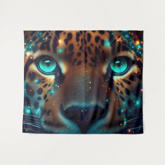 Wild Gaze Wandteppich (Vorderseite (Horizontal))