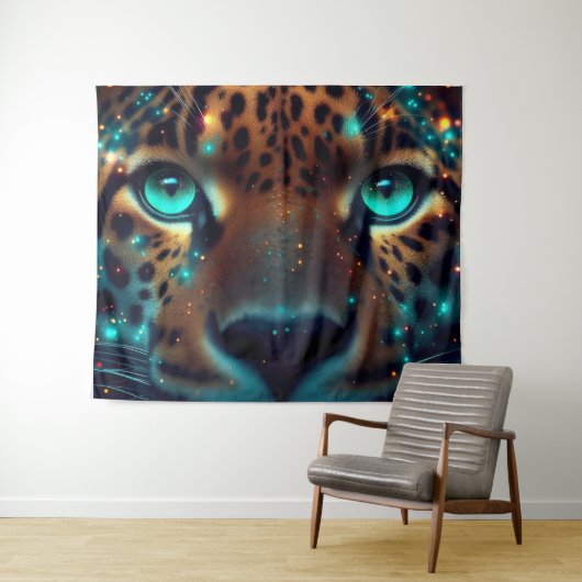 Wild Gaze Wandteppich (Beispiel (Horizontal))