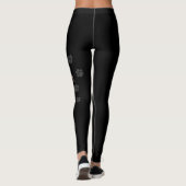 Wild gebackene Dackel, geflochten Leggings (Rückseite)