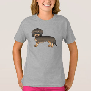 Wild gebackene Dackel mit haariger Niedlicher Car T-Shirt