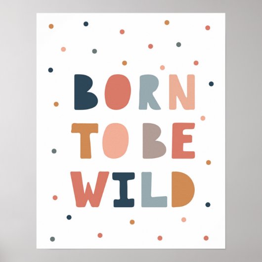 Wild geboren poster (Vorne)