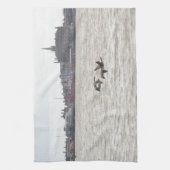 Wild Geese Geschirrtuch (Vertikal)