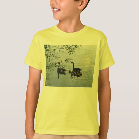 Wild Geese Kids Basic T - Shirt (Vorderseite)