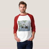 Wild Geese Mens Raglan T - Shirt (Vorne ganz)