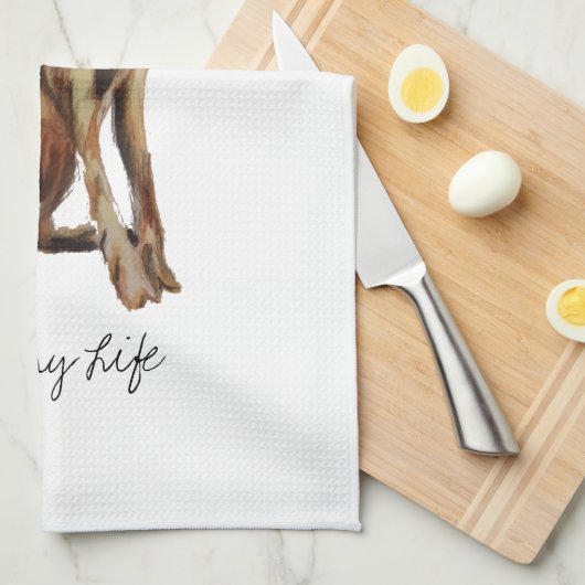 Wild gehacktes Handtuch (Viertel Falte)