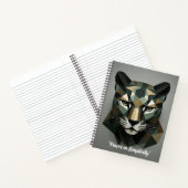 "Wild geometrische Grace" Notizblock (Innenseite)